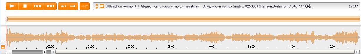 WQCC-354 (Ultraphon version) I. Allegro non troppo e molto maestoso - Allegro con spirito (matrix 025083) (Hansen,Berlin-phil,1940.7.11)(結合後)