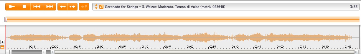 WQCC-352 Serenade for Strings - II. Walzer Moderato. Tempo di Valse (matrix 023645)
