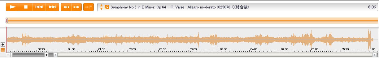 WQCC-353 Symphony No.5 in E Minor, Op.64 - III. Valse Allegro moderato (025078-I)(結合後)